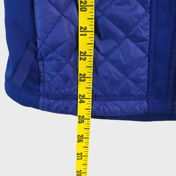 Athleta Rock Springs Sleeveless Blue Quilted Puffer Vest Jacket Women's Small - Picture 11 of 11